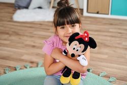 Pelúcia Disney - Minnie Mouse com vestido vermelho 35 cm