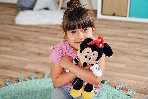 Pelúcia Disney - Minnie Mouse com vestido vermelho 35 cm