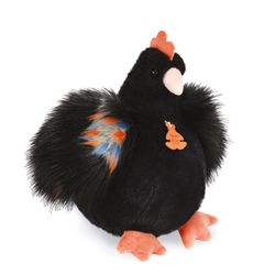 Peluche Gallina - Les Poulettes - Negra