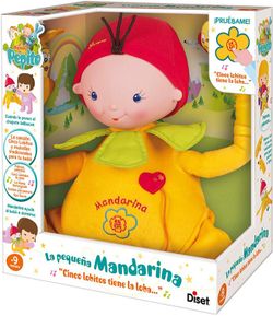 Peluche Interactivo la pequeña Mandarina