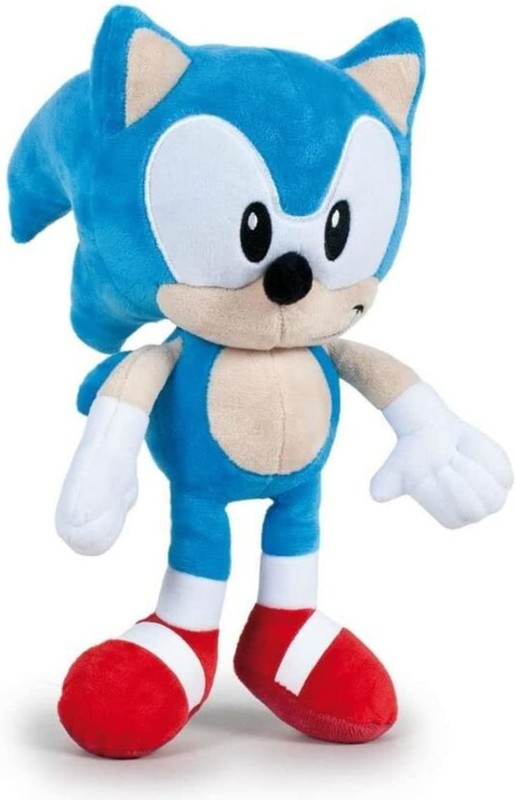 Boneco Pelucia Sonic Sega Musical 28cm