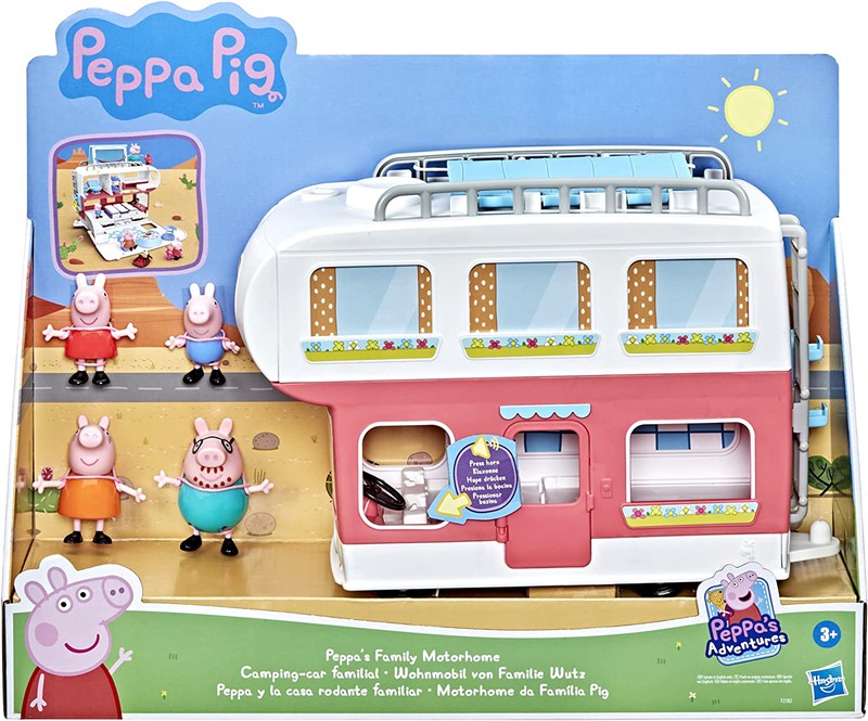 PEPPA PIG - MINI CAMPING-CAR ADVENTURES - POUPÉES, BARBIE ET FIGURINES /  Figurines