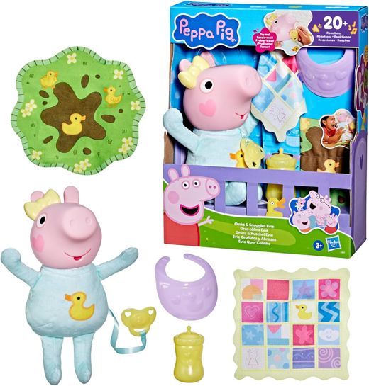 Peppa Pig Evie Gruñidos y Abrazos de 20 Cm
