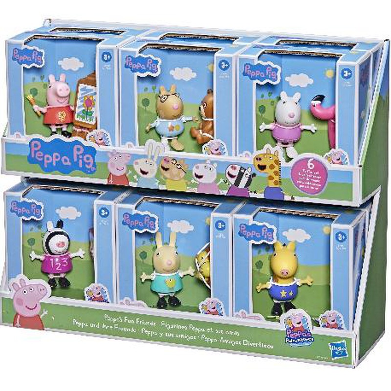 Peppa Pig Amis surprises de Peppa, 1 des 12 figurines de collection Peppa  Pig, jouet pour enfants