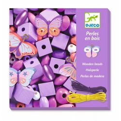 Perlas De Madera Mariposas - Djeco