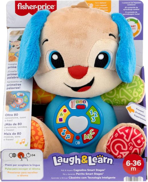 Puppy With Smart Stages Laugh & Learn - 4 Languages - Fisher-Price