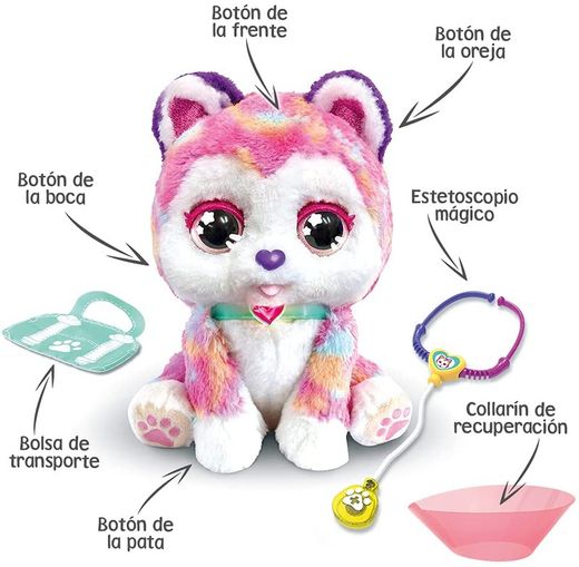 Perro Maxime el Hasky visita al Veterinario – Perro interactivo