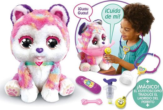 Perro Maxime el Hasky visita al Veterinario – Perro interactivo