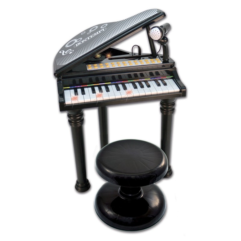 Piano Electronique 31 Touches avec Pieds + Micro et Tabouret — Juguetesland