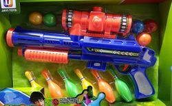 Ping Pong Gun - Bowling Competition Game