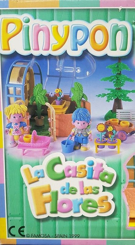 Flowers Pin Y Pon Casita Pinypon Mini Casa Con Figura Y Accesorios