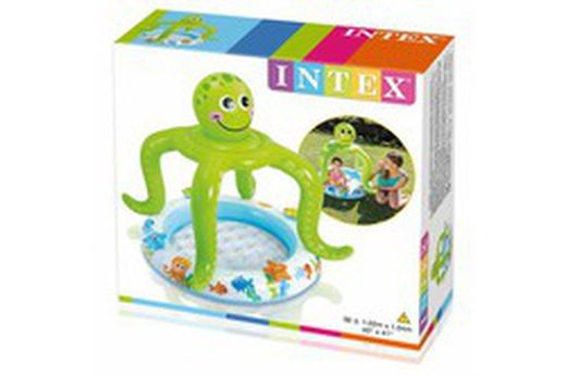 Piscina Bebé - Toldo Pulpo - 102x104 - Intex