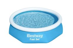 Piscina Desmontable Hinchable + Depuradora - Fast Set Aro - 244x61 - Bestway