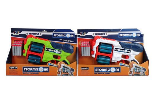 Double pistol, foam dart load