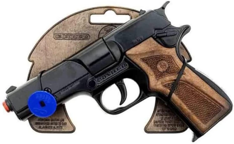 Cowboy Revolver 8 Coups Argent — Juguetesland