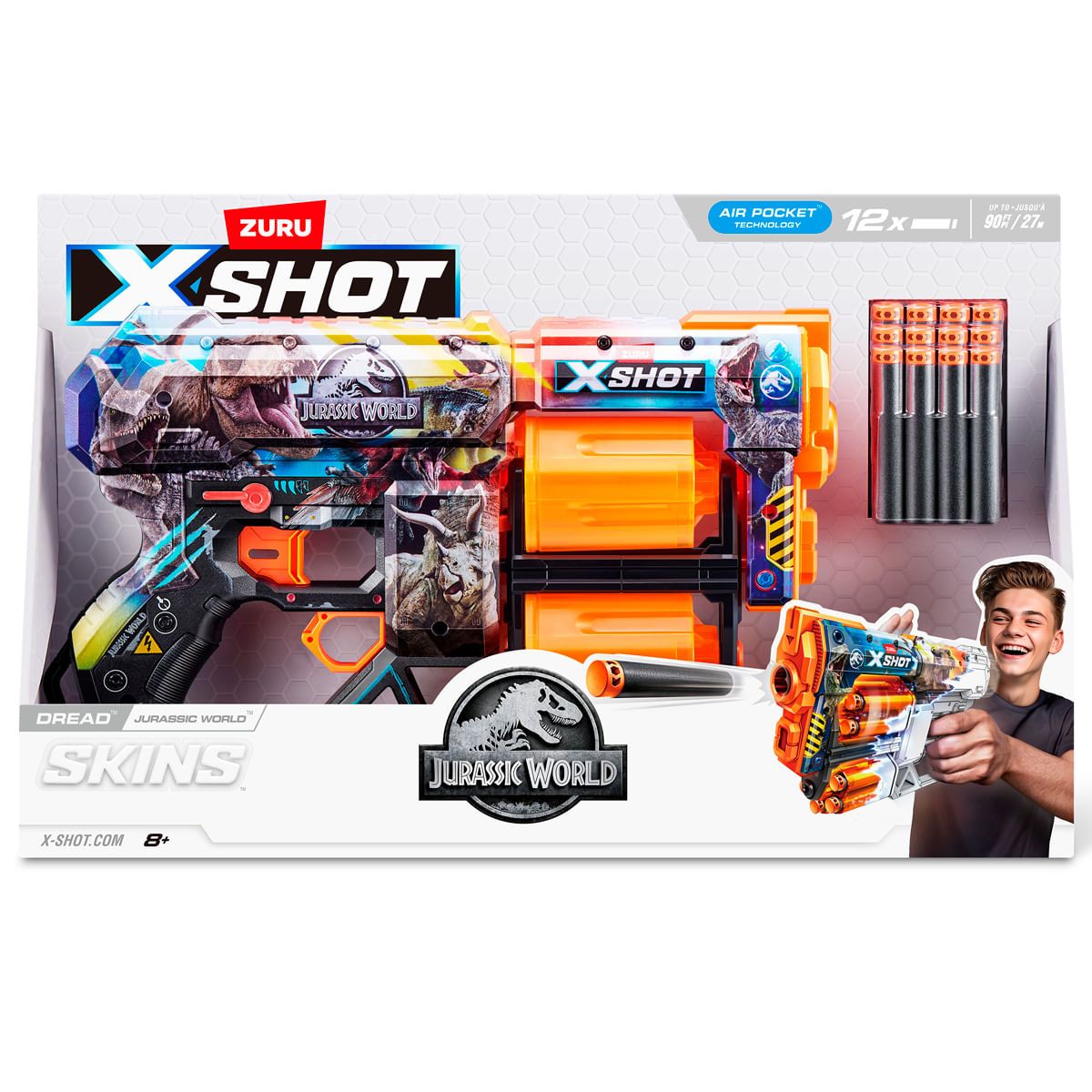 Pistola X-Shot Skins Dread Jurassic World