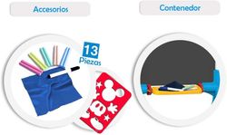 Доска для рисования мелом для детей Микки Маус 2 в 1 - для мальчиков