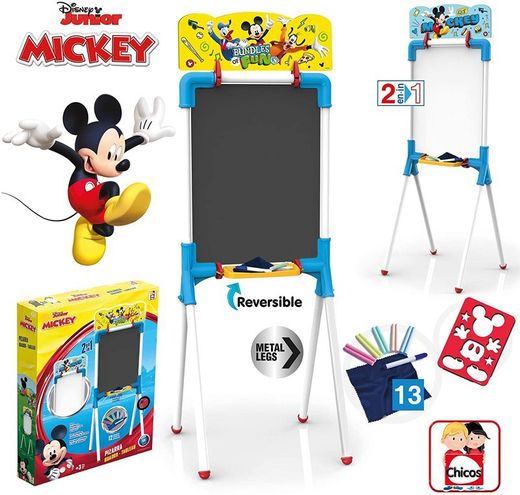 Доска для рисования мелом для детей Микки Маус 2 в 1 - для мальчиков