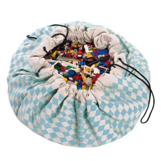 Play&Go Diamond Blue Bolsa de Almacenaje y tapete de juego
