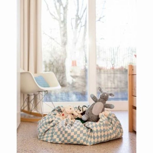 Play&Go Diamond Blue Borsa portaoggetti e tappetino da gioco