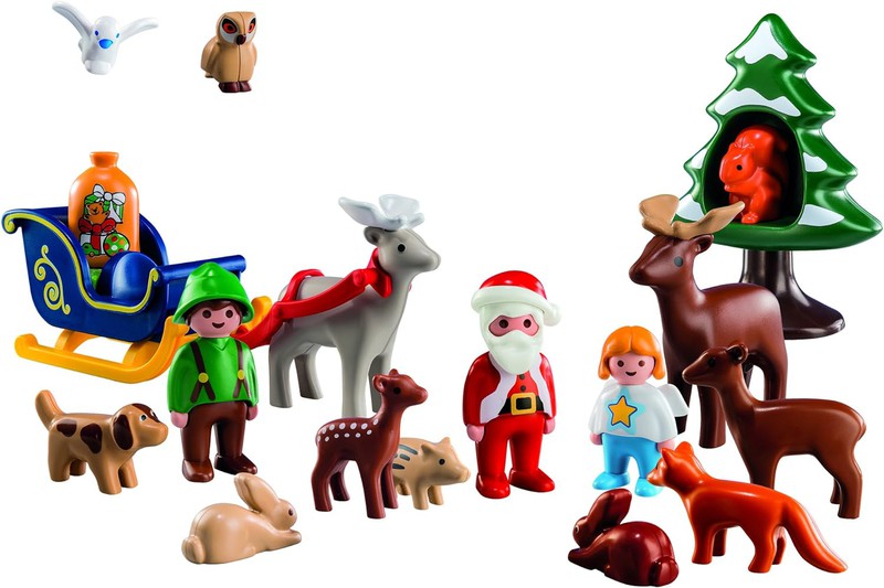 Calendrier de l'Avent Playmobil 1.2.3 - Pack Noël en Forêt