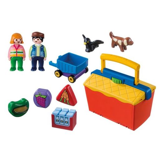 Playmobil 1.2.3 – Marktkoffer