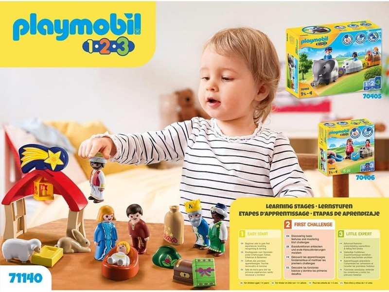 ② Playmobil 123 crèche de Noël — Jouets