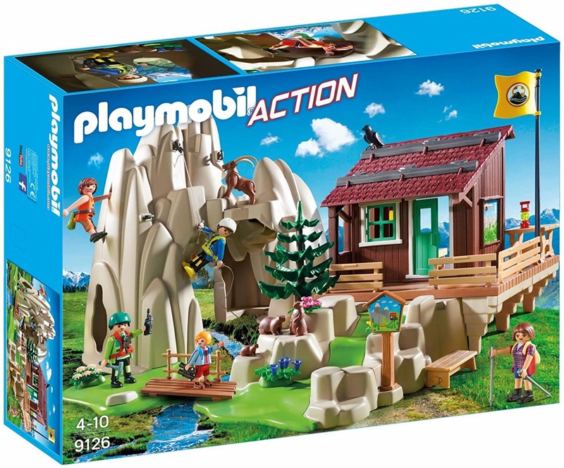 Abuelos visitantes alfombra Espacioso Playmobil Action - Escaladores con Refugio — Juguetesland