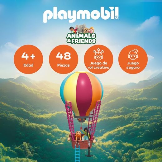 Playmobil Animals & Friends — Полёт на воздушном шаре
