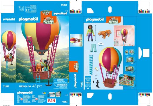 Playmobil Animals & Friends — Полёт на воздушном шаре