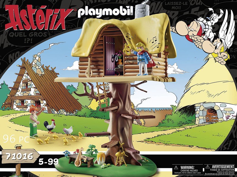 Playmobil Astérix - Asurancetúrix avec cabane dans les arbres