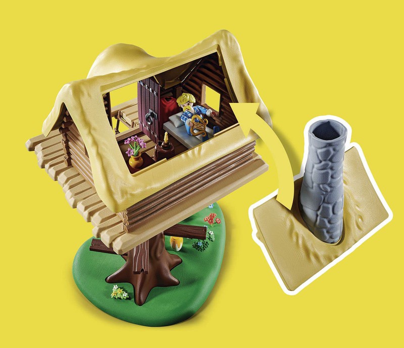 Playmobil Astérix - Asurancetúrix avec cabane dans les arbres