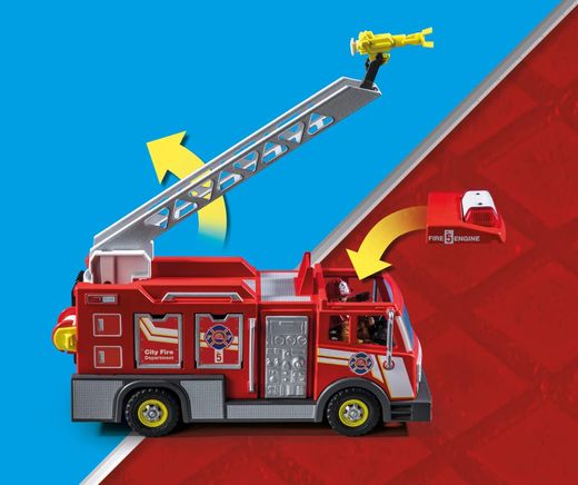 Playmobil -  Camión De Bomberos