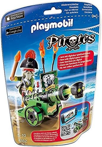Playmobil - Capitán Pirata Verde Con Cañón Interactivo