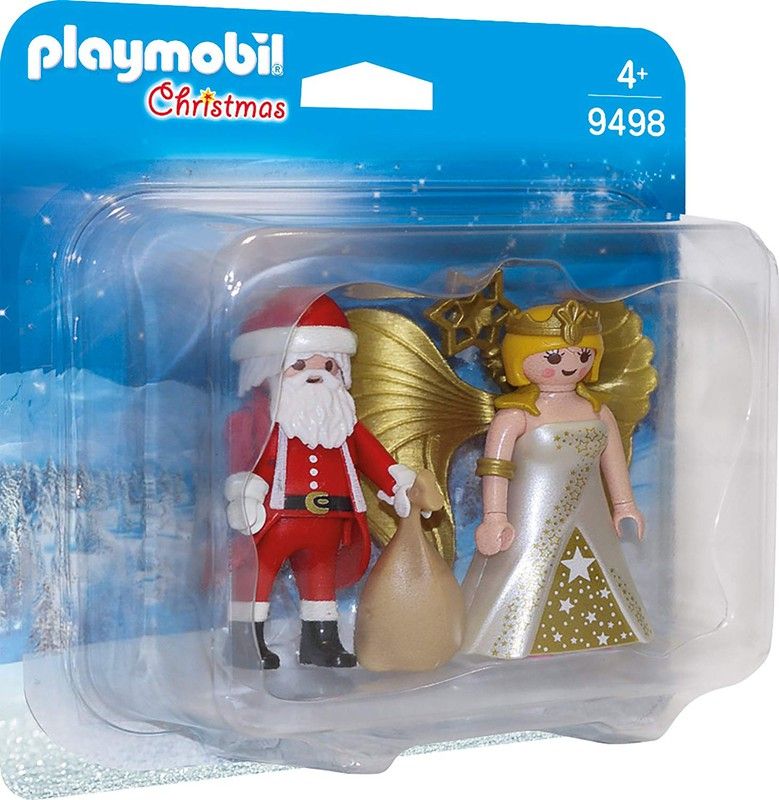 Playmobil Christmas Santa Claus Pack with Angel — Juguetesland