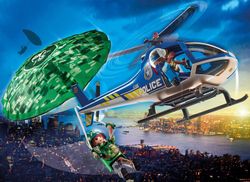 Playmobil City Action Police Helicopter: Parachute Chase
