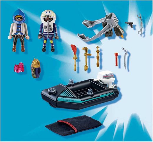 Playmobil City Action - Prisão do Ladrão de Arte pela Polícia com Jetpack