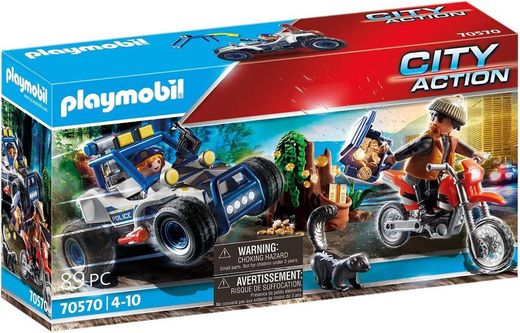 Playmobil City Action : Véhicule tout-terrain de la police