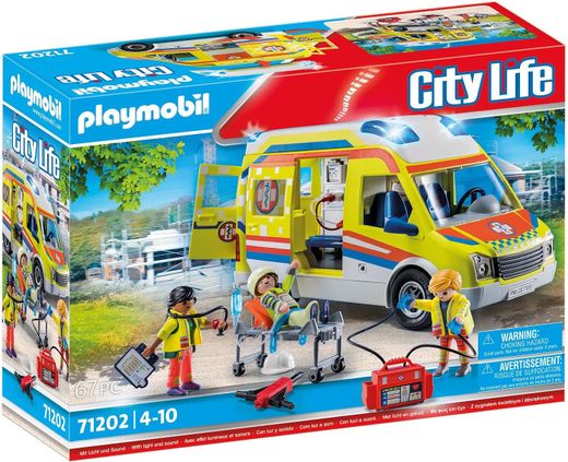 Playmobil City Life - Ambulanza con luci e suoni