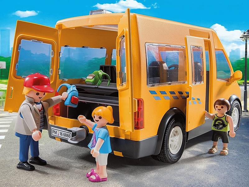 Playmobil City Life Bus Scolaire Véhicule Lumières Enfant Transport Jouet  Geobra -  France