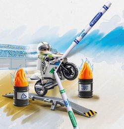 Motocicleta Playmobil Color Crayola