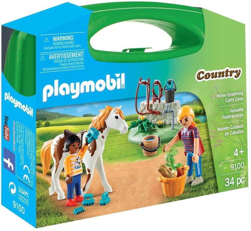 Playmobil Country – Maletín cuidado de caballos — Juguetesland