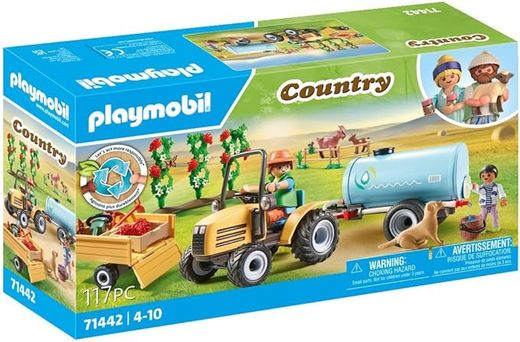 Playmobil Country - Traktor mit Anhänger und Tankwagen