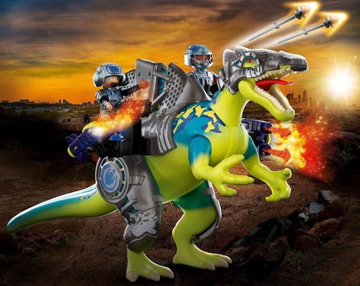 Playmobil Dinos - Spinosaurus: Duplo poder defensivo