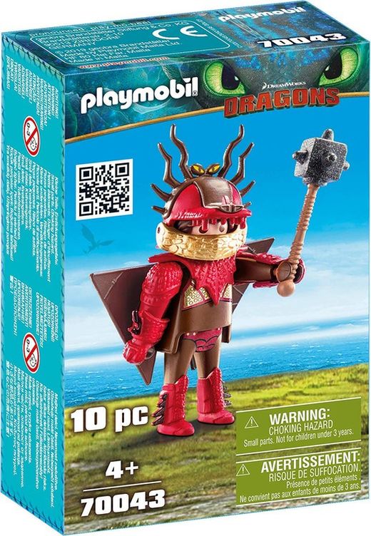 Playmobil  Dragons – Patán Mocoso con Traje Volador