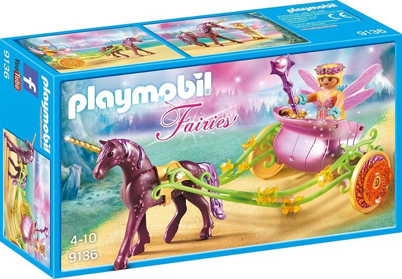 Playmobil Fairies Fairy Carriage with Unicorn — Juguetesland