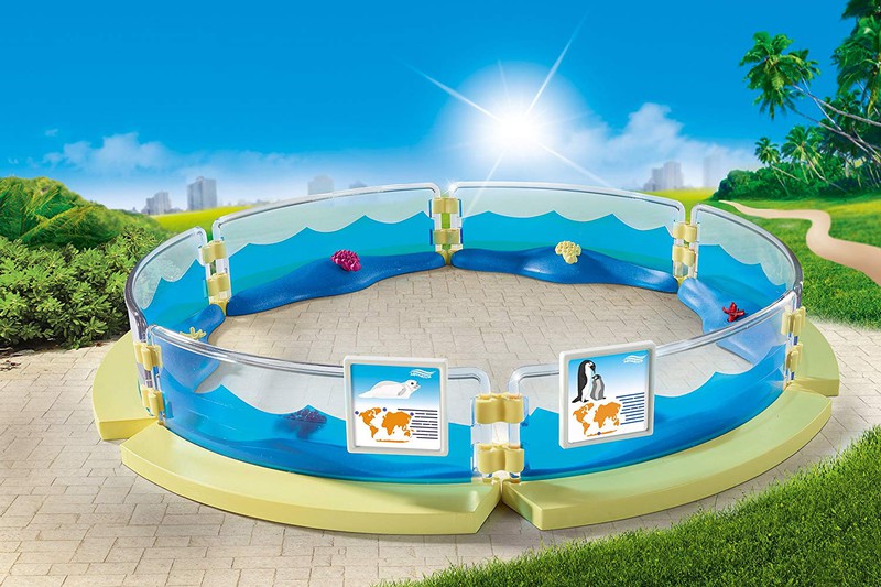 PLAYMOBIL - - Famille avec piscine et plongeoir - JEUX, JOUETS