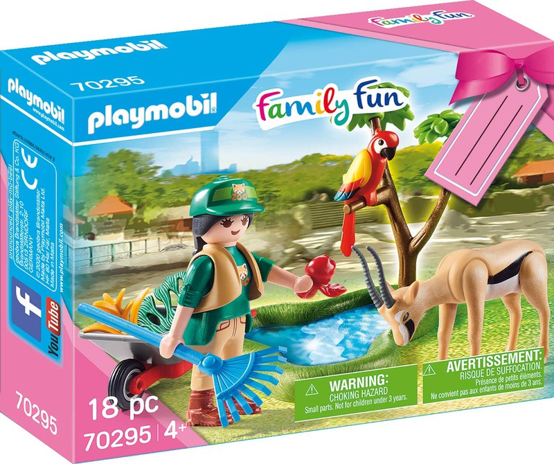 Playmobil amusant en famille zoo pour animaux de compagnie