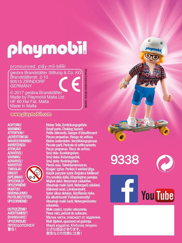 Playmobil 9338 NEW!! Playmo-Friends Skateboarder 
