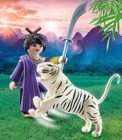 Playmobil: Guerriero Ninja con Tiger